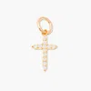 Brook & York Josephine Cross Charm In Gold