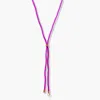 Brook & York Kai Lariat Charm Necklace In Pink