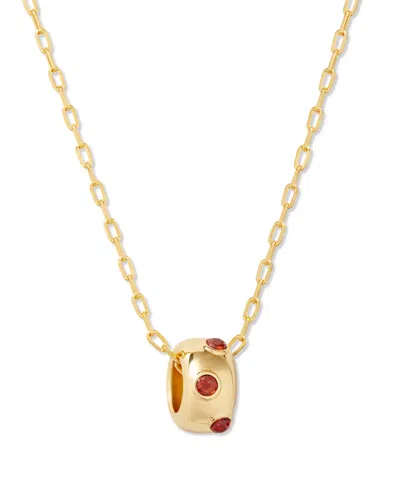 Brook & York Kate Birthstone Necklace In Gold