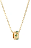 Brook & York Brook And York Kate Birthstone Pendant Necklace In Gold - May