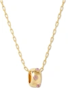 Brook & York Brook And York Kate Birthstone Pendant Necklace In Gold - October