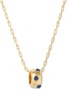 Brook & York Brook And York Kate Birthstone Pendant Necklace In Gold - September