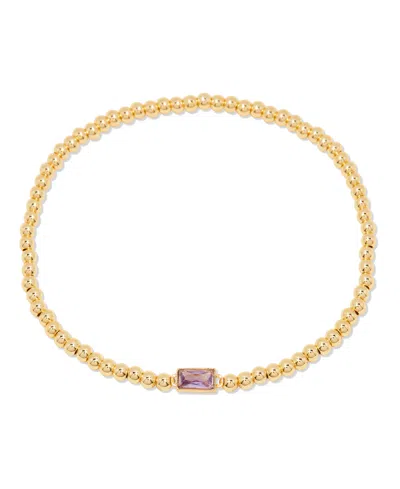 Brook & York Kylie Birthstone Bracelet In Feb