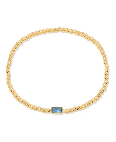 Brook & York Kylie Birthstone Bracelet In Mar