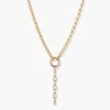 Brook & York Leni Charm Lariat Necklace In Gold