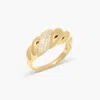 Brook & York Lex Pave Gold Vermeil Ring In Gold