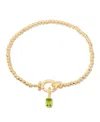 Brook & York Mackenzie Birthstone Bracelet In Aug Birthstone