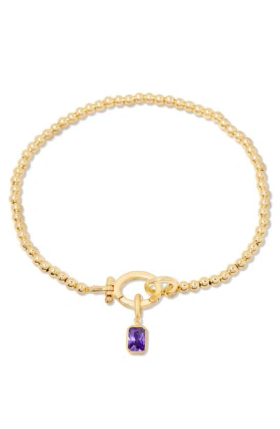 Brook & York Mackenzie Birthstone Bracelet In Jun Birthstone