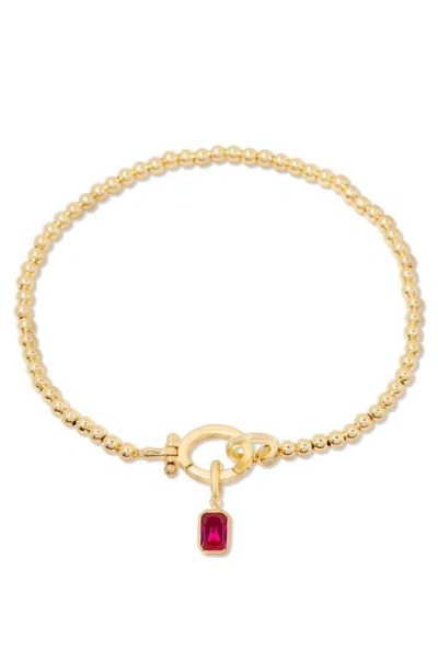 Brook & York Mackenzie Birthstone Bracelet In July Birthstone