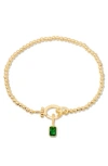 Brook & York Mackenzie Birthstone Bracelet In Gold - May