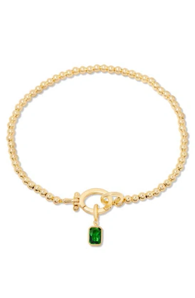 Brook & York Mackenzie Birthstone Bracelet In Gold