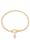 Brook & York Mackenzie Birthstone Bracelet In Gold