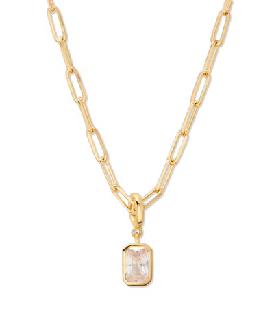 Brook & York Mackenzie Birthstone Necklace In Apr Birthstone