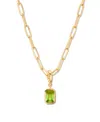 Brook & York Women's Mackenzie 14k-yellow-gold Vermeil & Birthstone Pendant Necklace In Aug Birthstone