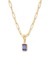 Brook & York Women's Mackenzie 14k-yellow-gold Vermeil & Birthstone Pendant Necklace In June Birthstone