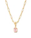 Brook & York Women's Mackenzie 14k-yellow-gold Vermeil & Birthstone Pendant Necklace In Oct Birthstone