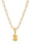 Brook & York Women's Mackenzie 14k-yellow-gold Vermeil & Birthstone Pendant Necklace In Nov Birthstone