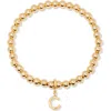 Brook & York Brook And York Makenna Initial Charm Bracelet