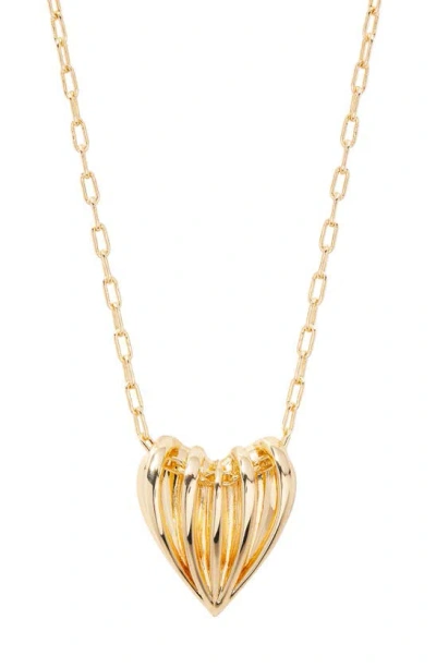 Brook & York Matilda Heart Pendant Necklace In Gold