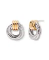 Brook & York Meg Knot Two-tone Stud Earrings