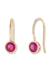 Brook & York Brook And York Mia Birthstone Drop Earrings In Gold
