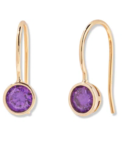 Brook & York Mia Birthstone Earrings In Feb
