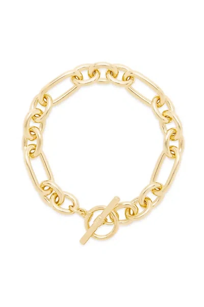 Brook & York Mixed Link Chain Toggle Bracelet In Gold