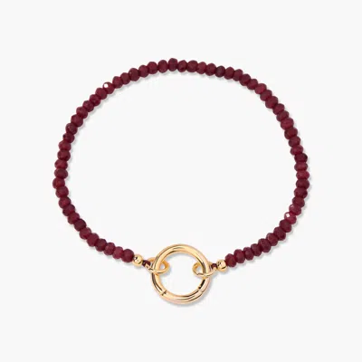 Brook & York Natalie Birthstone Charm Bracelet In Gold