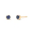 Brook & York Natural Stones 14k Gold-plated Vermeil Sage Birthstone Earrings In Gold- Sep