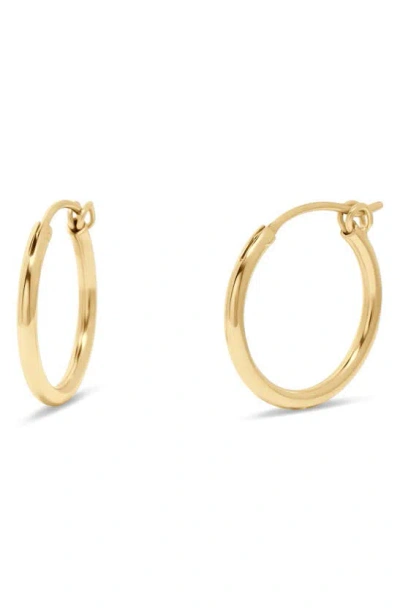 Brook & York Nellie Hoop Earrings In Gold - 19mm
