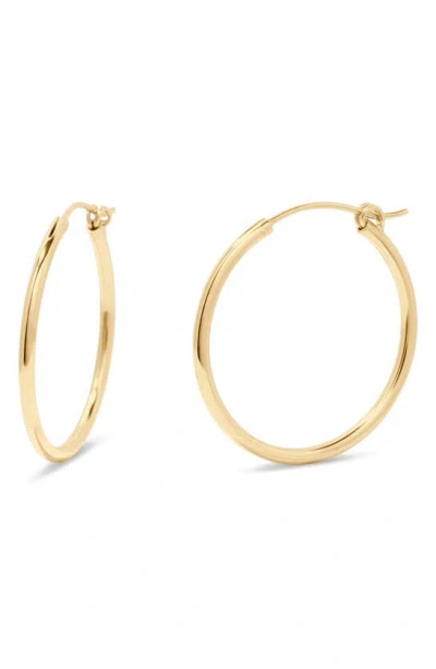 Brook & York Nellie Hoop Earrings In Gold - 29mm