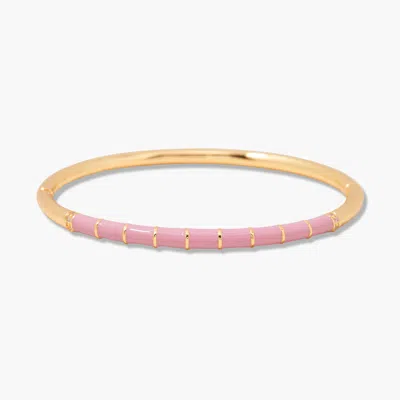 Brook & York Newport Enamel Bangle In Pink