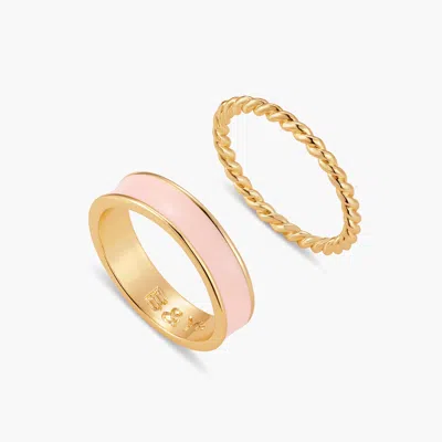Brook & York Olivia Ring Set In Gold