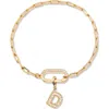 Brook & York Brook And York Petra Initial Charm Bracelet In Gold D