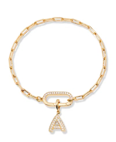 Brook & York Petra Initial Charm Bracelet In Letter A