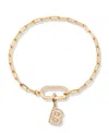 Brook & York Petra Initial Charm Bracelet In Letter B