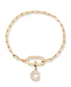 Brook & York Petra Initial Charm Bracelet In Letter C
