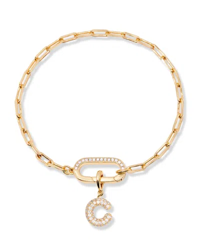 Brook & York Petra Initial Charm Bracelet In Letter C