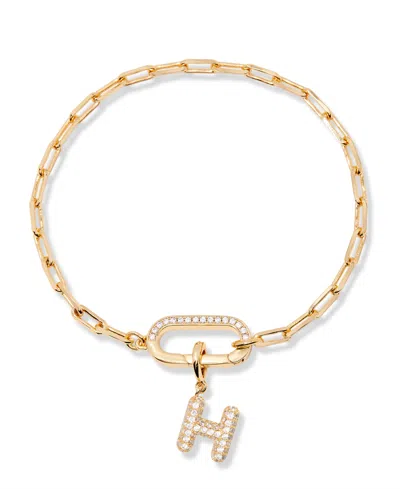 Brook & York Petra Initial Charm Bracelet In Letter H