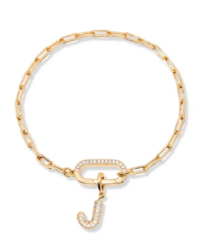 Brook & York Petra Initial Charm Bracelet In Letter J