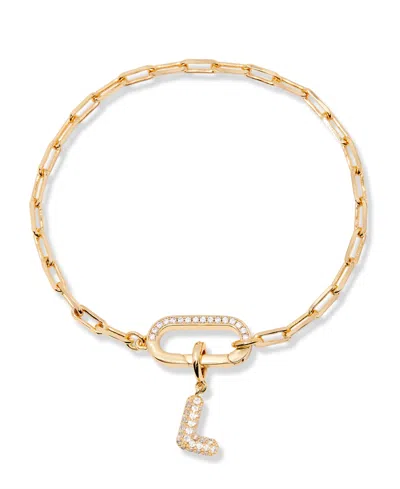 Brook & York Petra Initial Charm Bracelet In Letter L