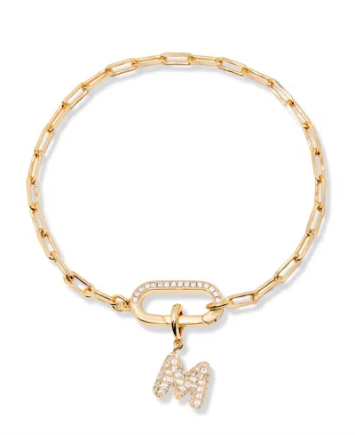 Brook & York Petra Initial Charm Bracelet In Letter M