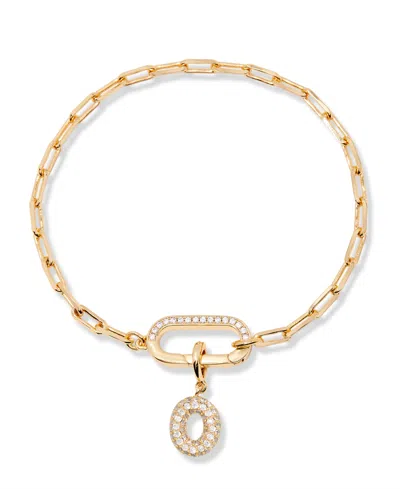 Brook & York Petra Initial Charm Bracelet In Letter O