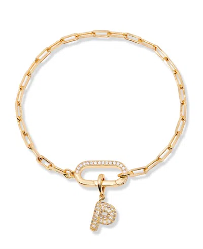 Brook & York Petra Initial Charm Bracelet In Letter P