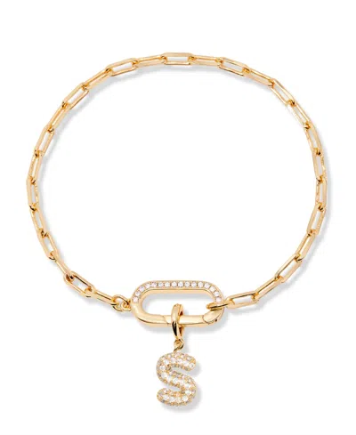 Brook & York Petra Initial Charm Bracelet In Letter S