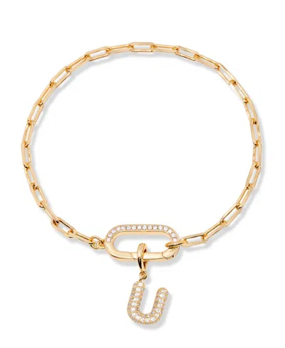 Brook & York Petra Initial Charm Bracelet In Letter U