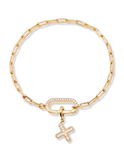 Brook & York Petra Initial Charm Bracelet In Letter X
