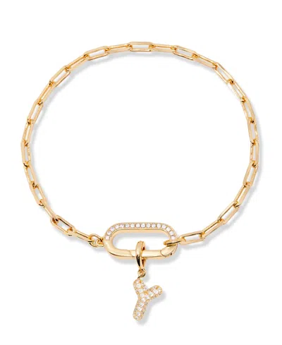 Brook & York Petra Initial Charm Bracelet In Letter Y