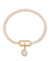 Brook & York Petra Initial Tennis Bracelet In Letter O