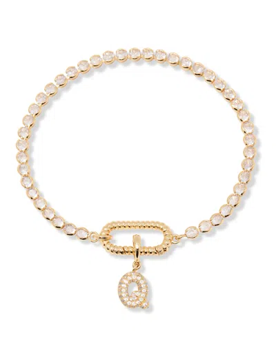 Brook & York Petra Initial Tennis Bracelet In Letter Q